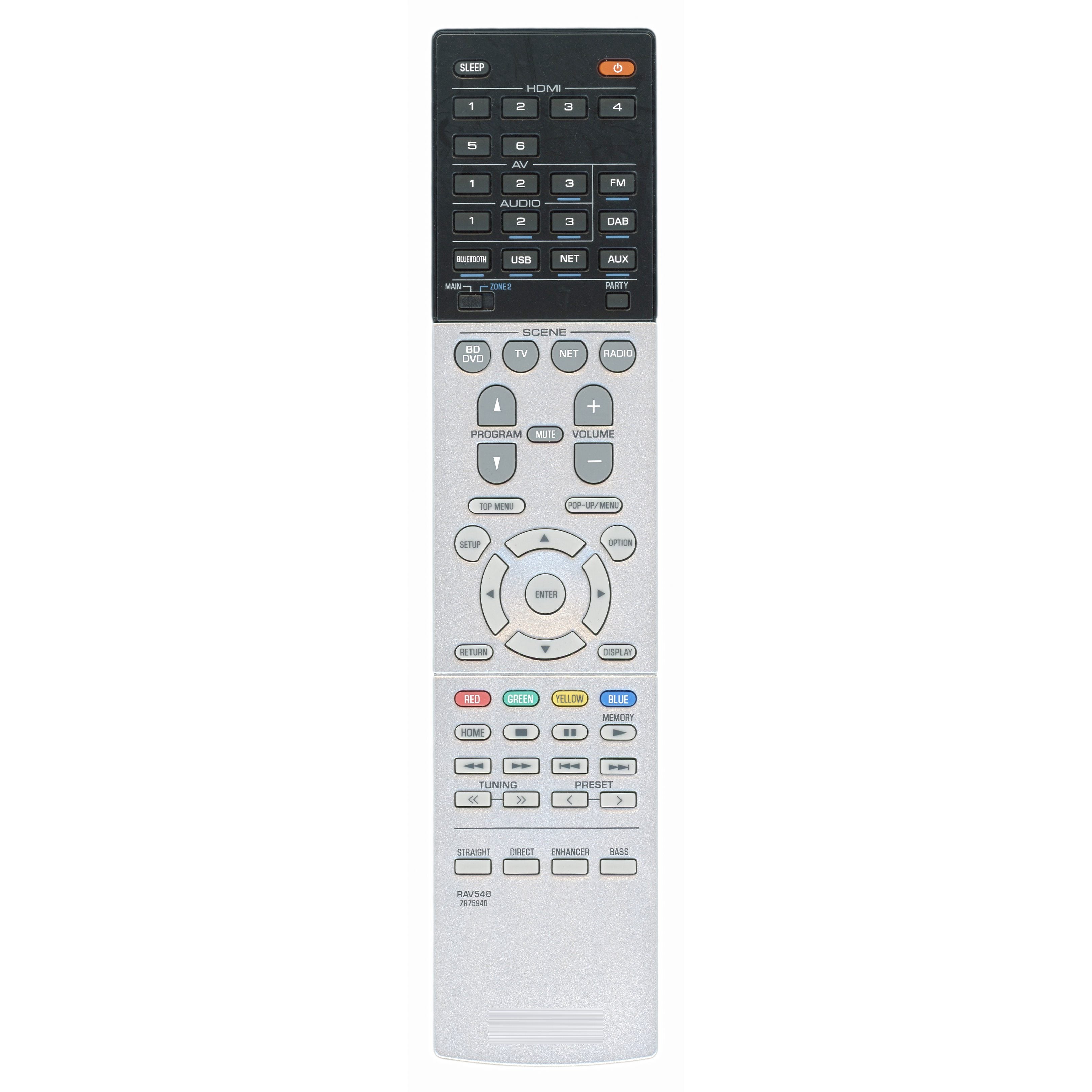 Yamaha RAV548 A/V Receiver Remote Control - ZR759400