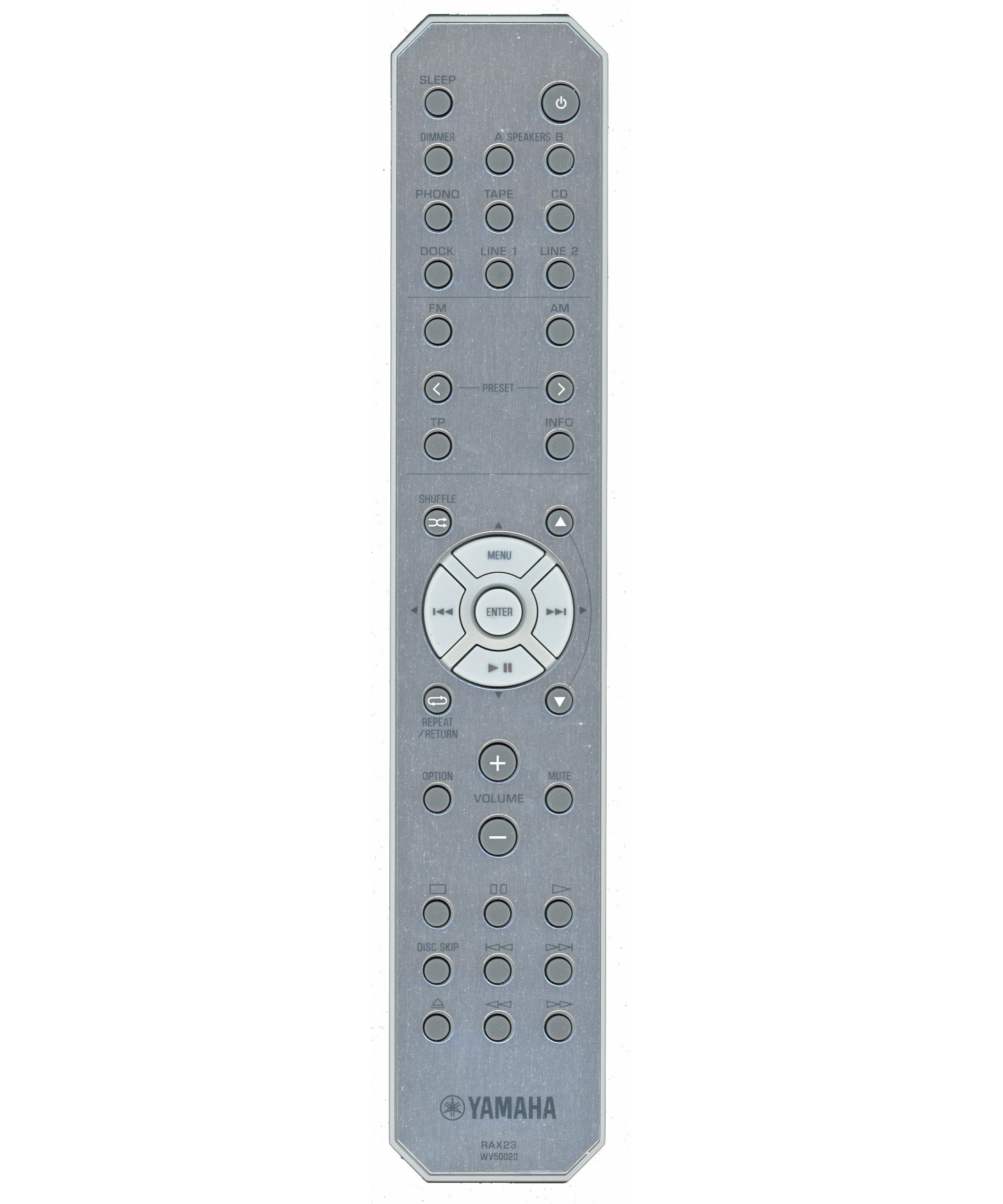 Yamaha RAX23 Receiver Remote Control