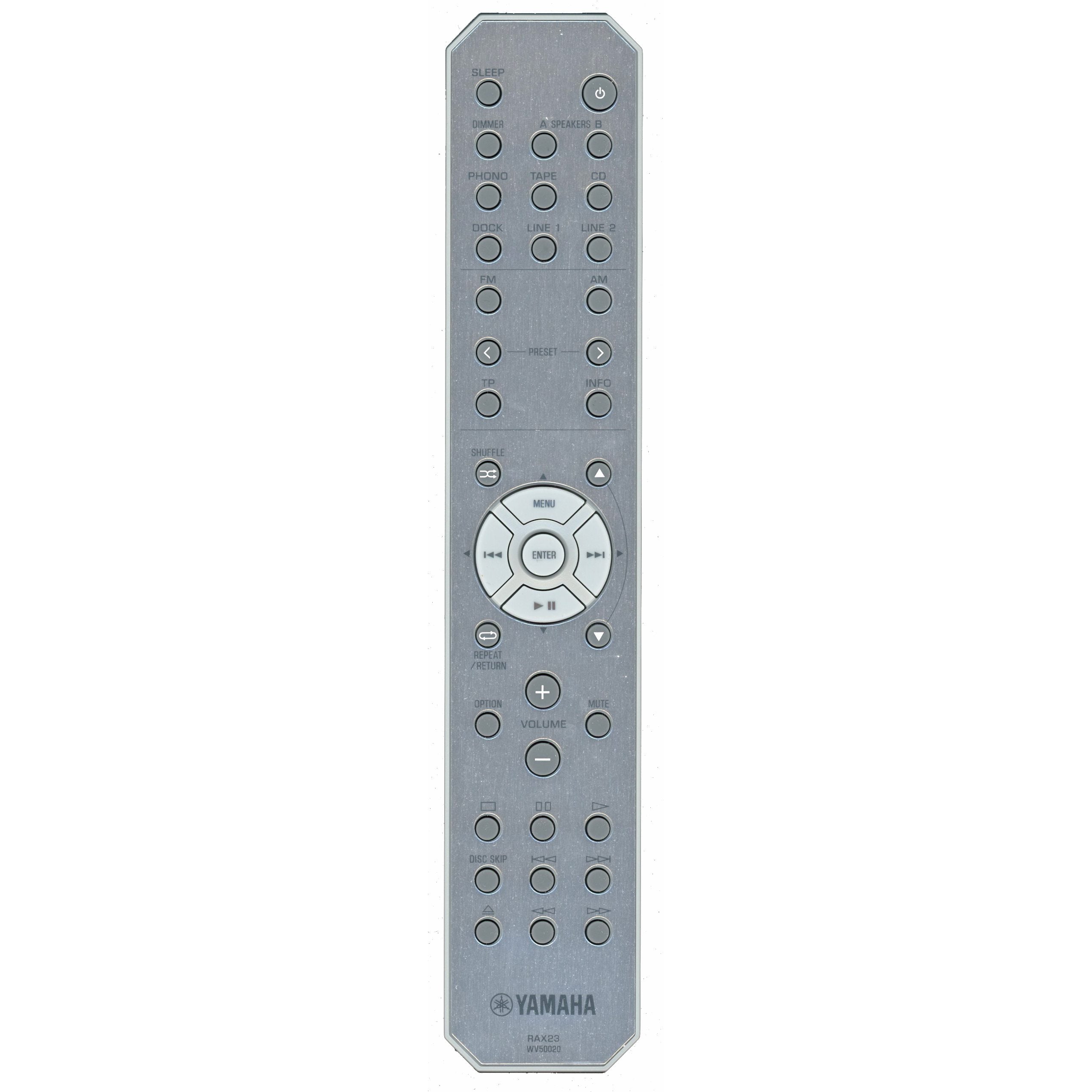 Yamaha RAX23 Receiver Remote Control