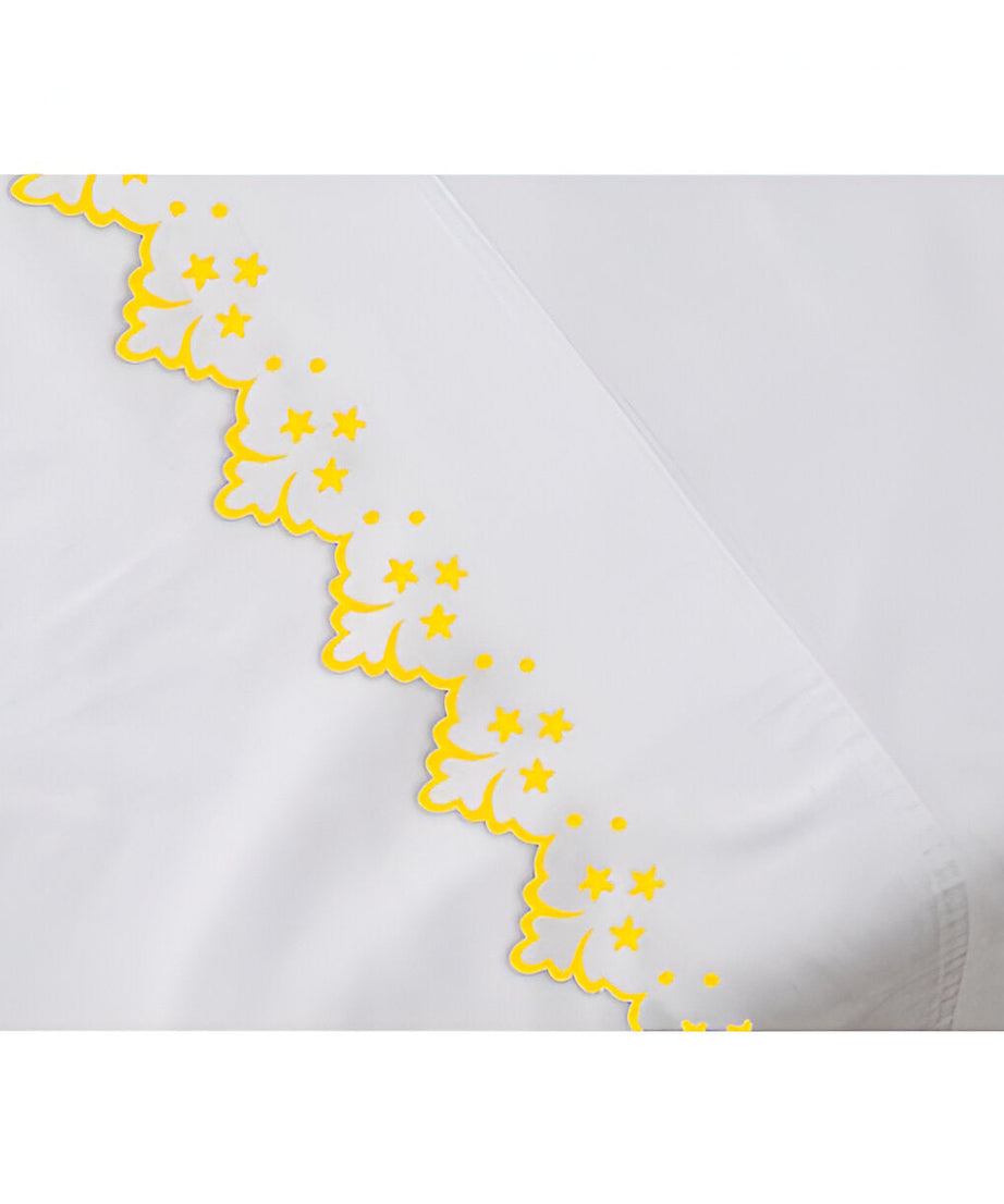 Elegant Flower Embroidered Duvet Cover Set
