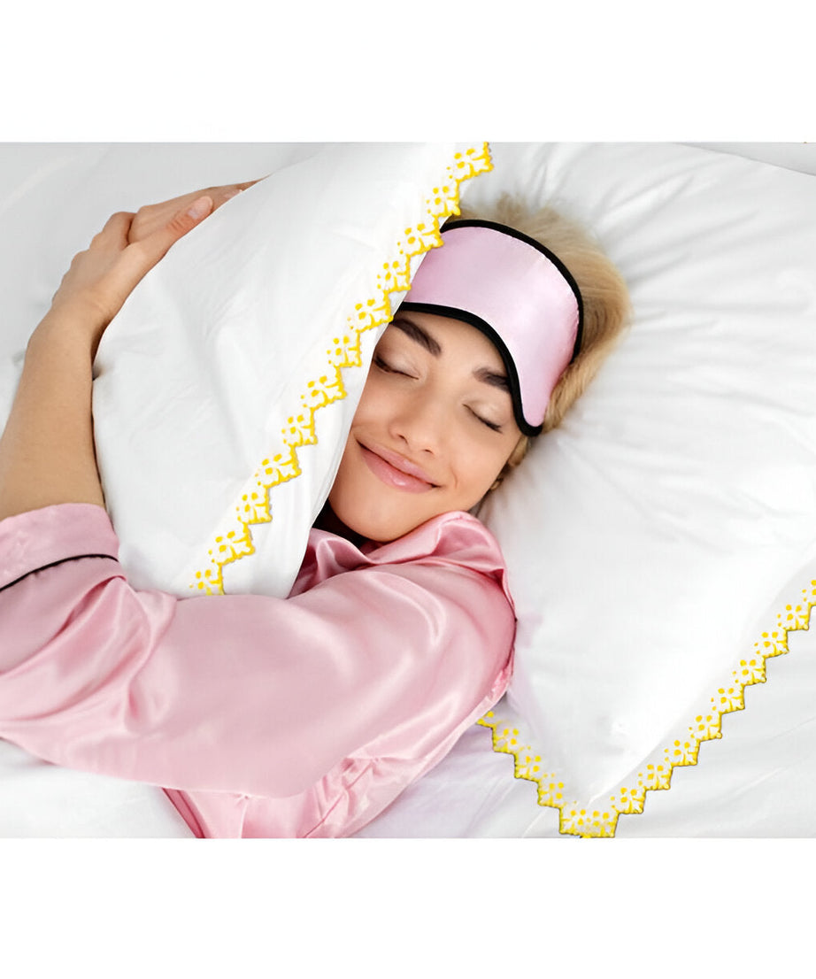 Elegant Flower Embroidered Duvet Cover Set