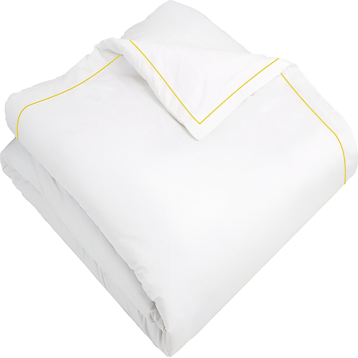 400TC Cotton Single Edge Embroidery Sateen Solid Duvet Cover Set