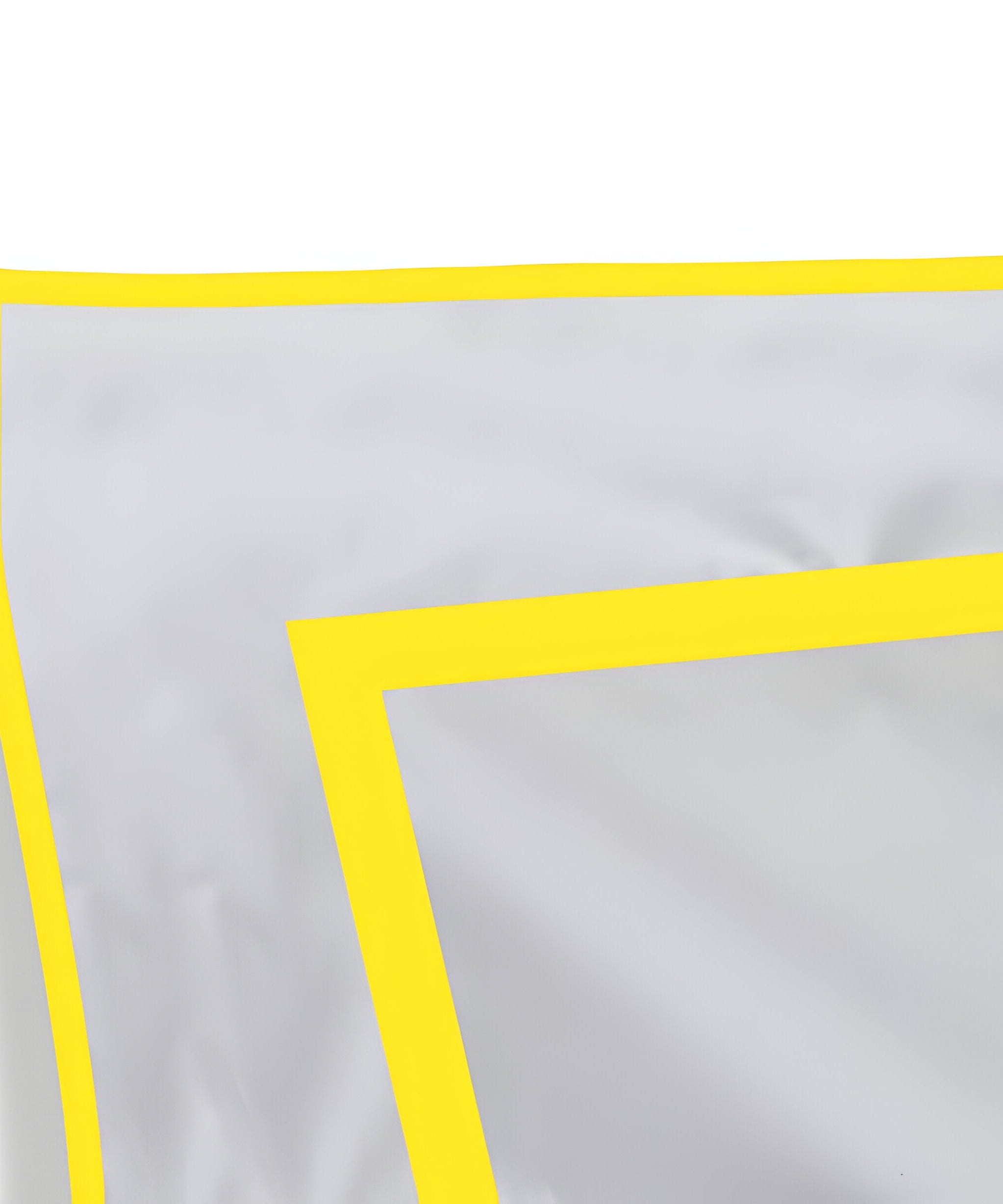 400TC Embroidery & Border Cotton Sateen Solid Duvet Cover Set