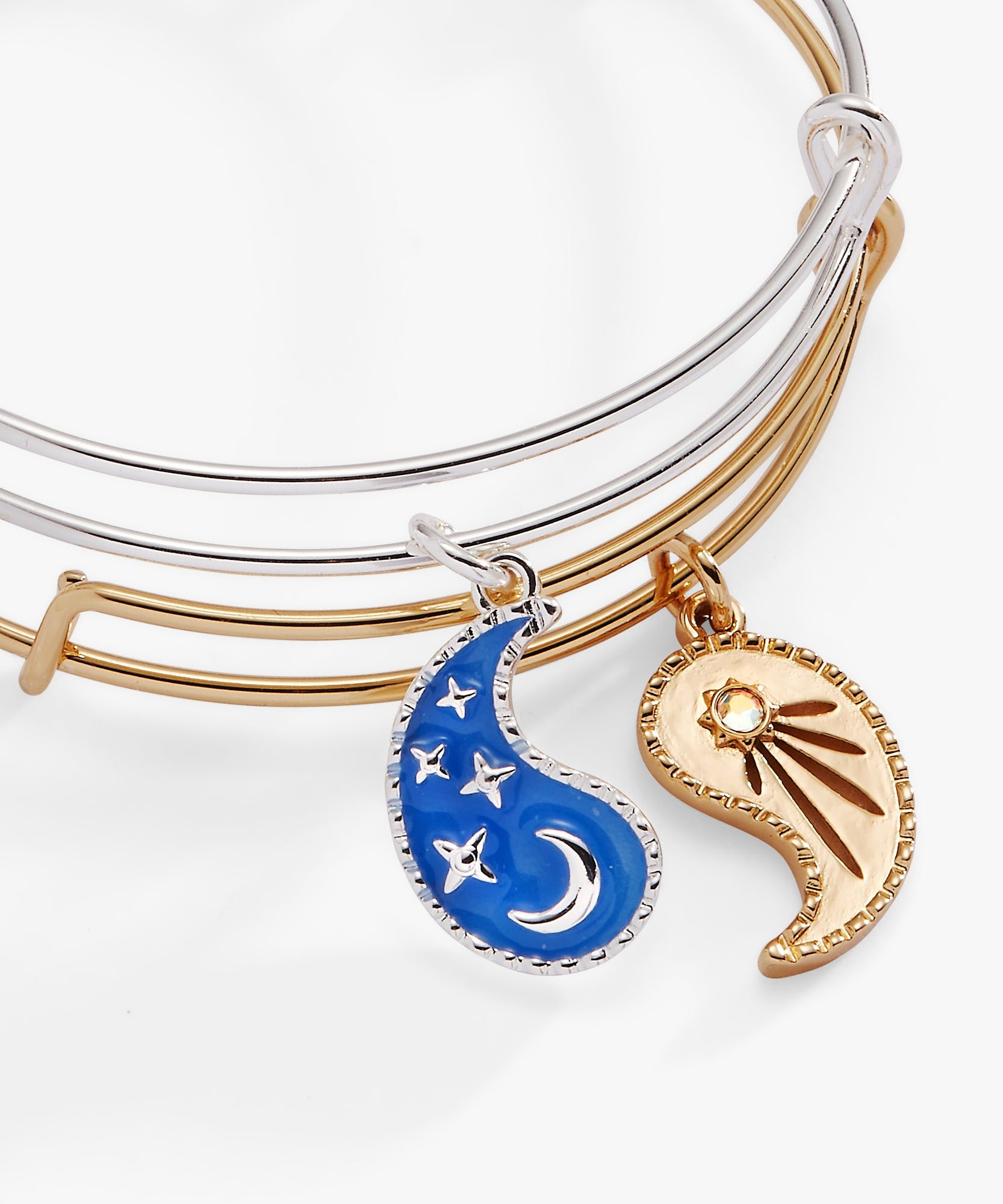 Yin Yang Celestial BFF Bangle Set of 2