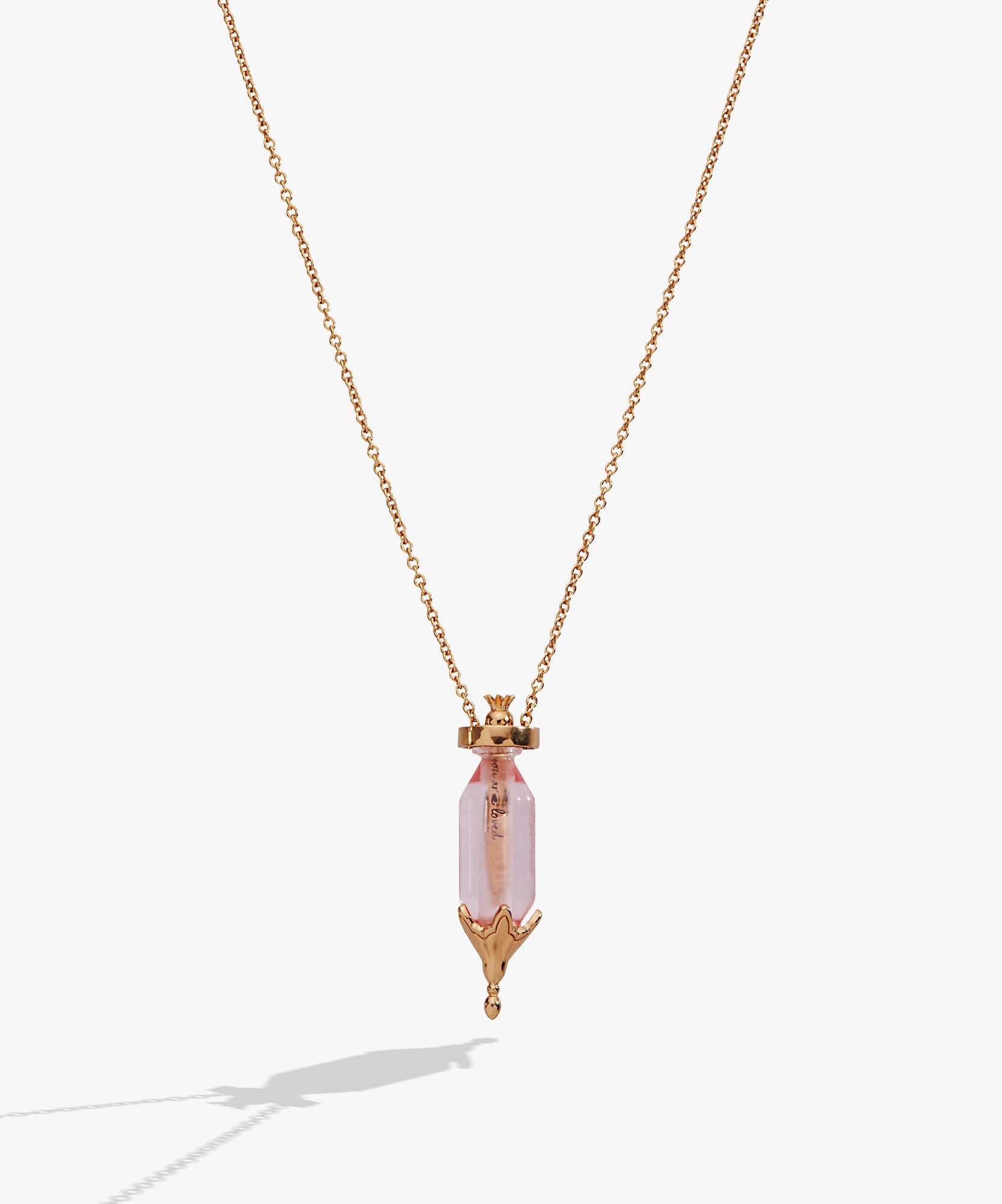 'You Are Loved' Potion Bottle Slider Necklace