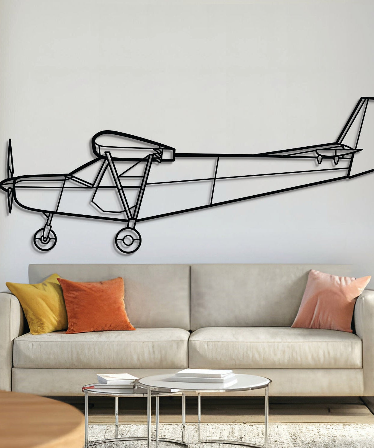 STOL CH 701 Wandbild aus Metall – NCP0297