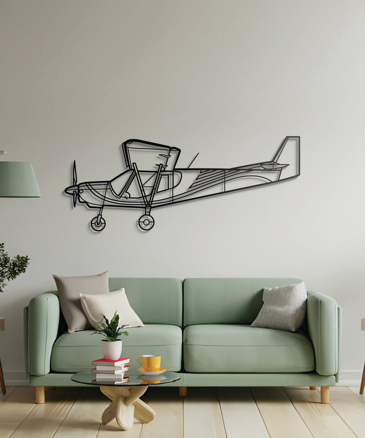 STOL CH 750 Metallflugzeug Wandkunst - NCP0298
