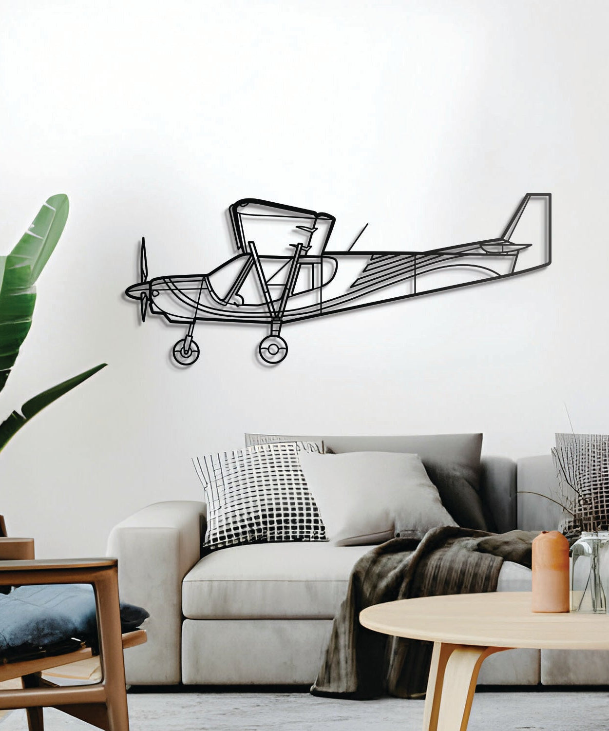 STOL CH 750 Metallflugzeug Wandkunst - NCP0298