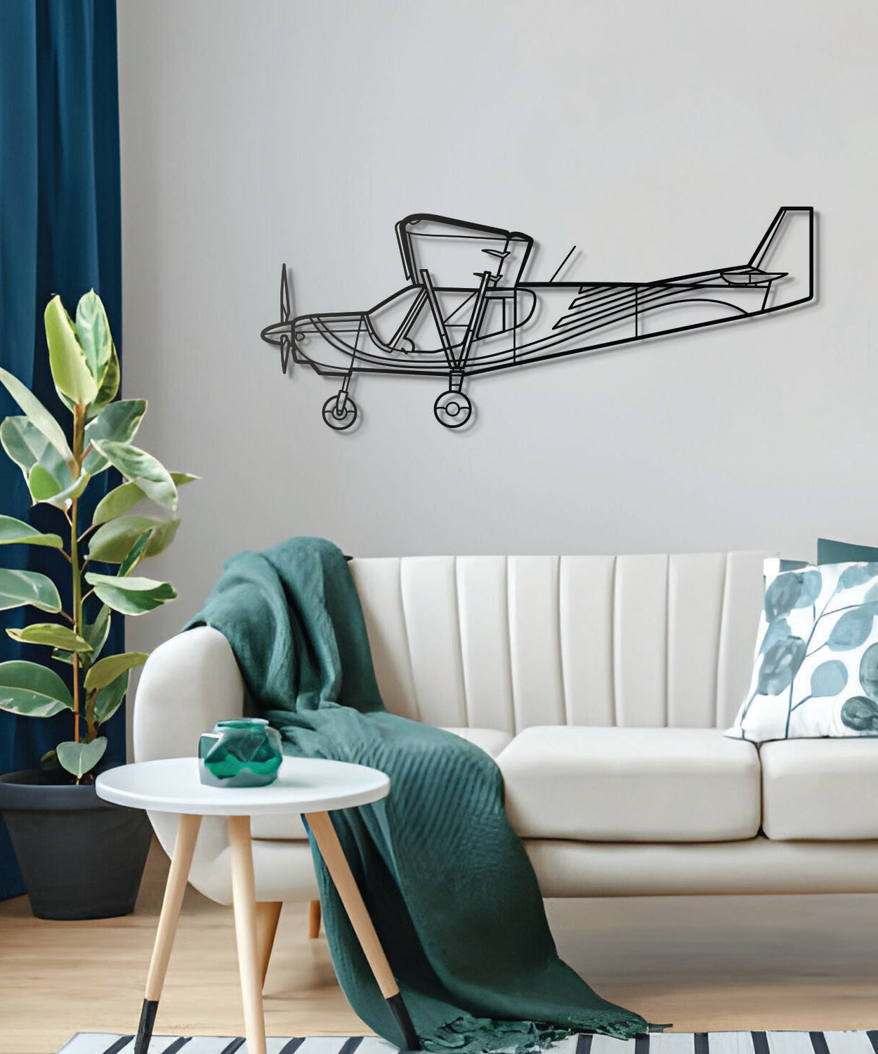 STOL CH 750 Metallflugzeug Wandkunst - NCP0298
