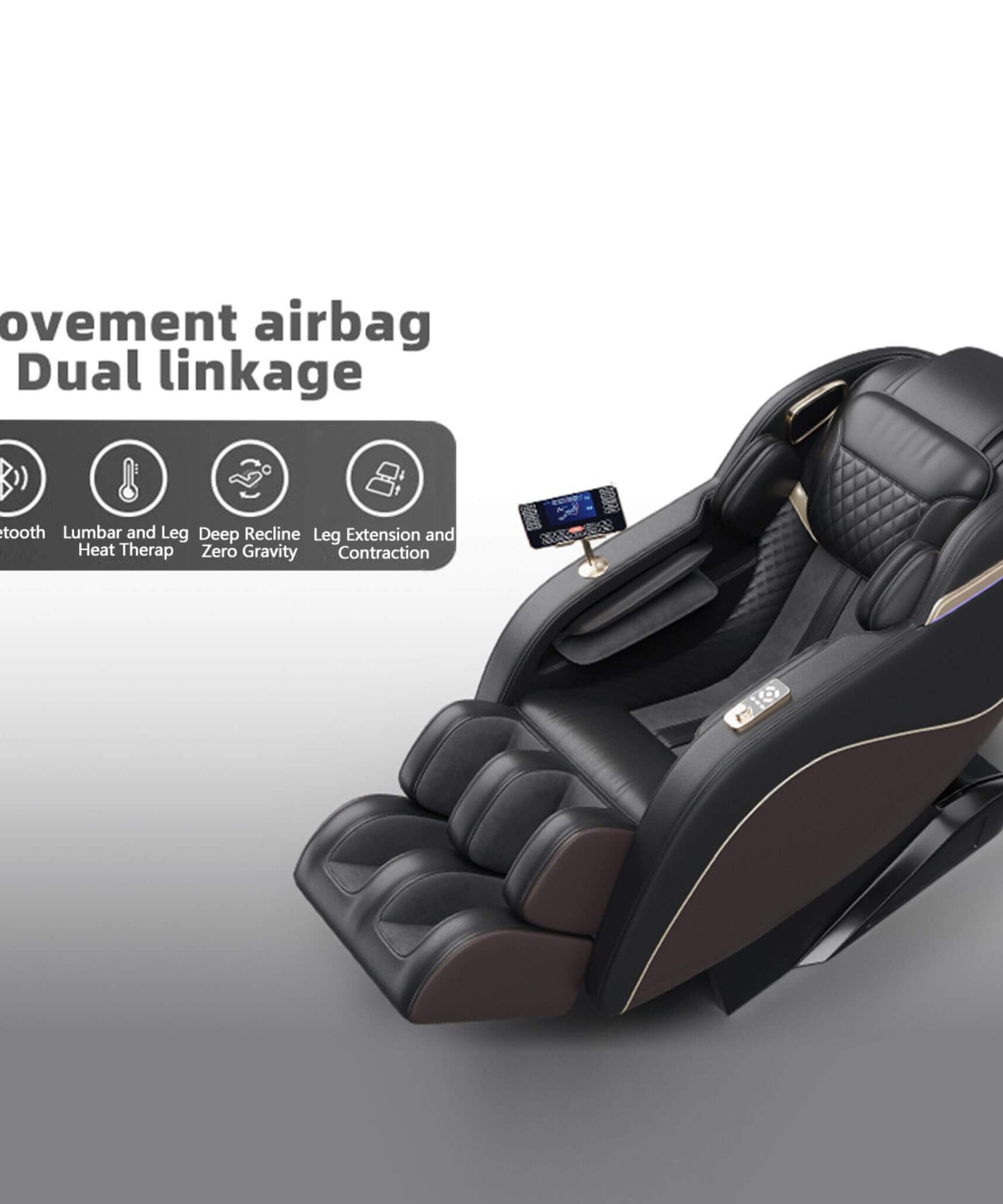 Airvana Infinity Zero-Gravity Heated Massage Chair With SL Track And Built-In Speakers (SAK46029)