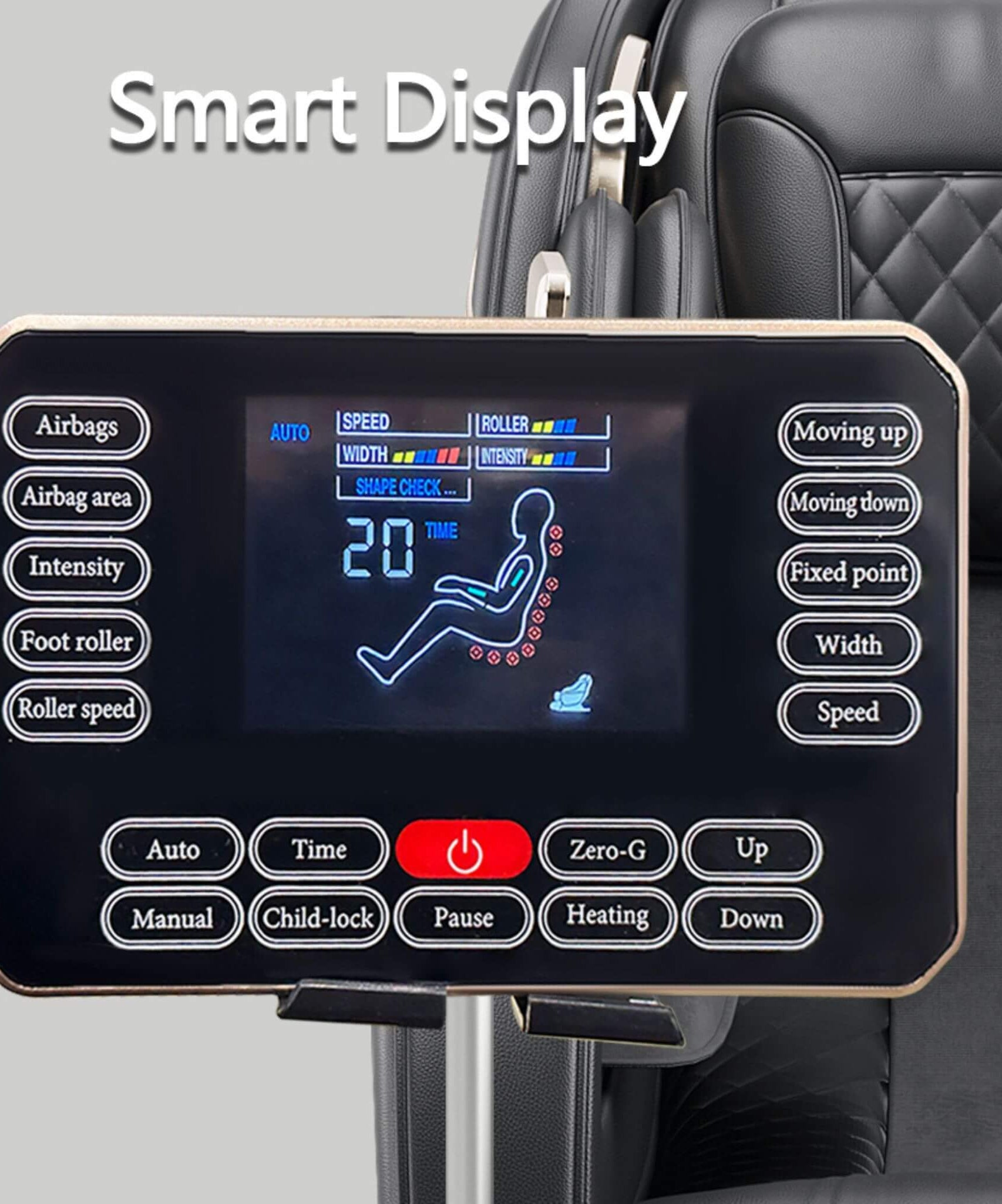 Airvana Infinity Zero-Gravity Heated Massage Chair With SL Track And Built-In Speakers (SAK46029)