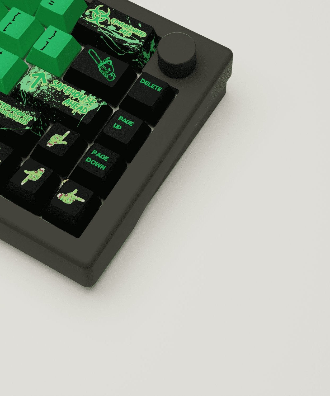 Zombie Design Keycaps and Mechanical Keyboard
