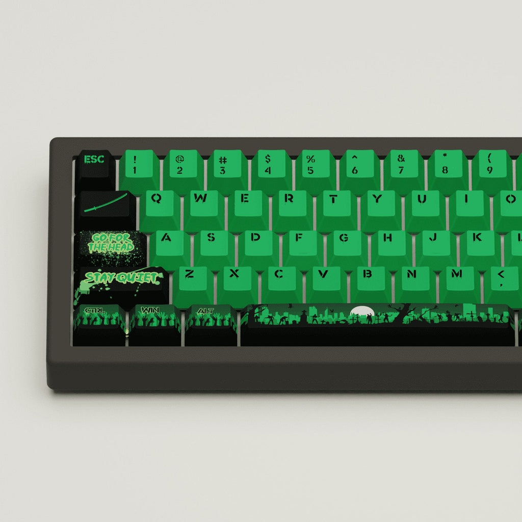 Zombie Design Keycaps and Mechanical Keyboard