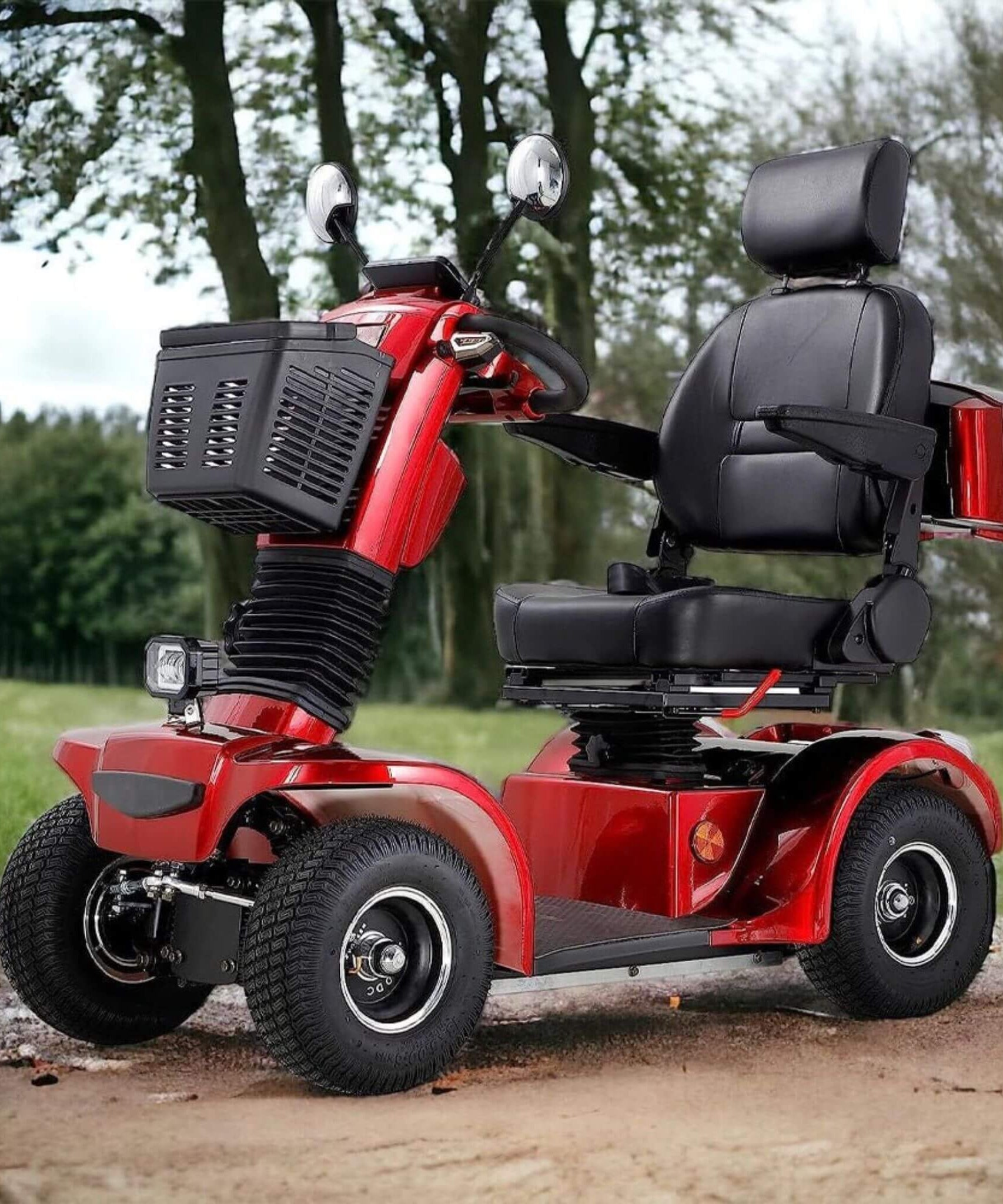Zvg 4-Wheel Heavy-Duty 500W 48V20AH Electric All-Terrain Mobility Scooter (SAK93647)