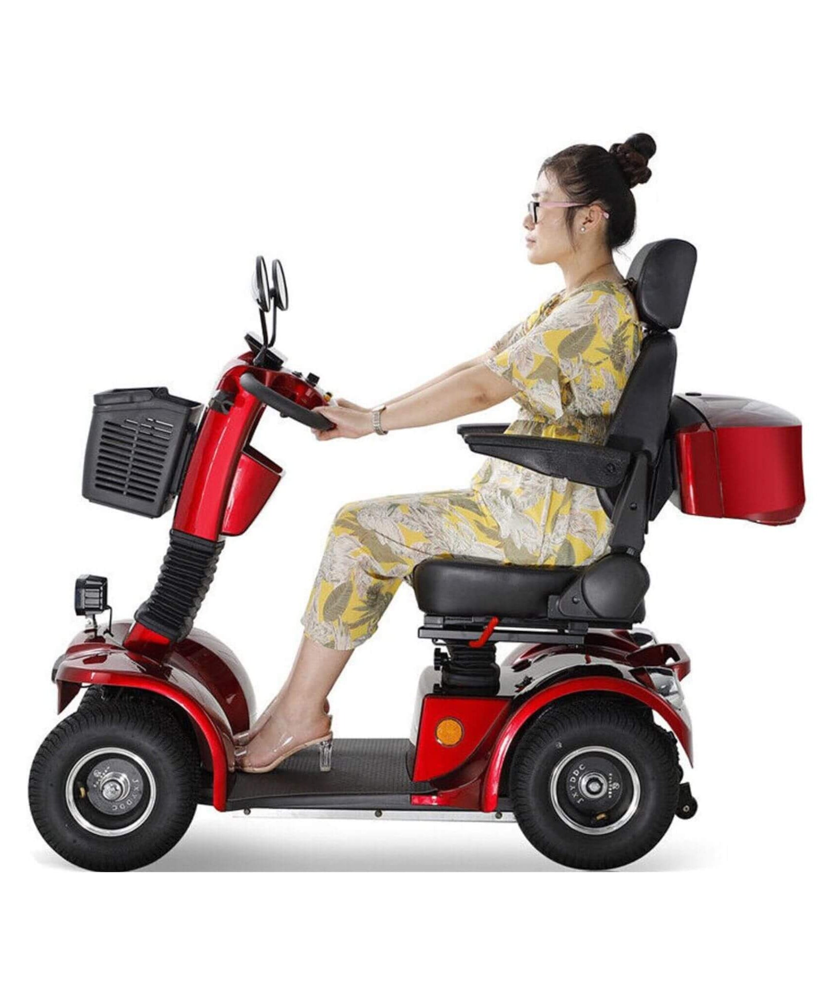 Zvg 4-Wheel Heavy-Duty 500W 48V20AH Electric All-Terrain Mobility Scooter (SAK93647)