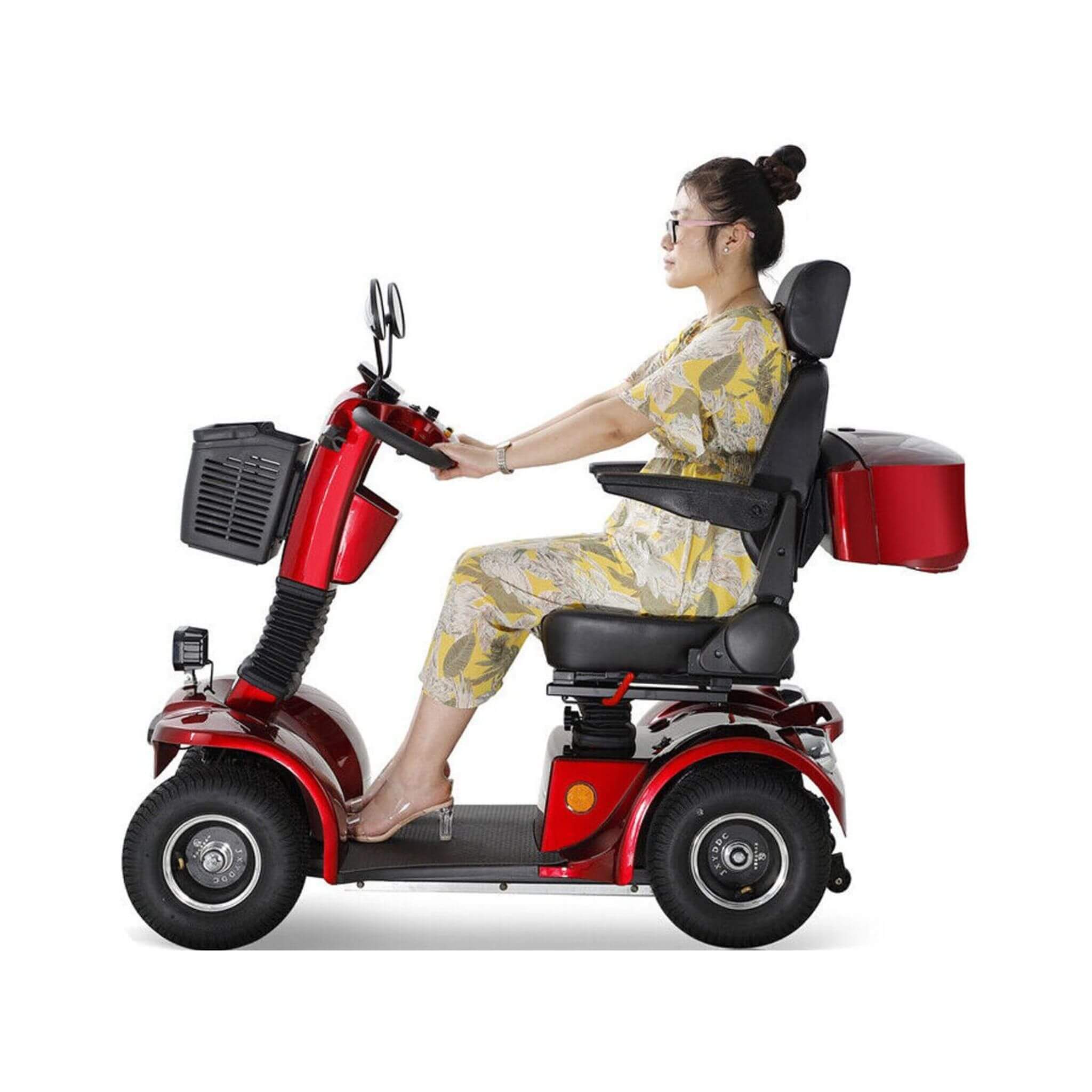 Zvg 4-Wheel Heavy-Duty 500W 48V20AH Electric All-Terrain Mobility Scooter (SAK93647)
