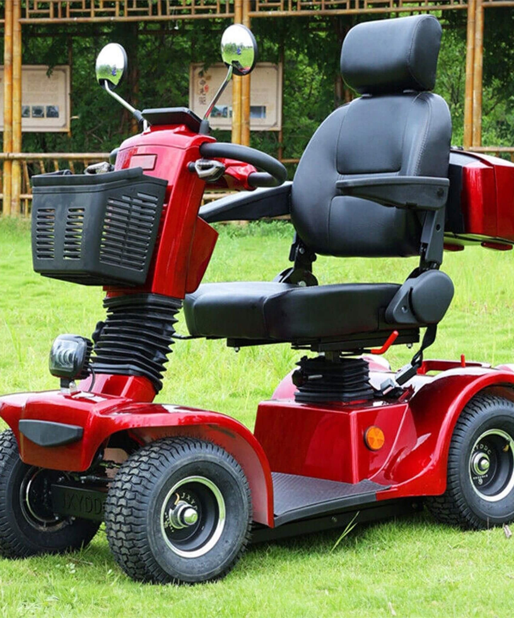 Zvg 4-Wheel Heavy-Duty 500W 48V20AH Electric All-Terrain Mobility Scooter (SAK93647)