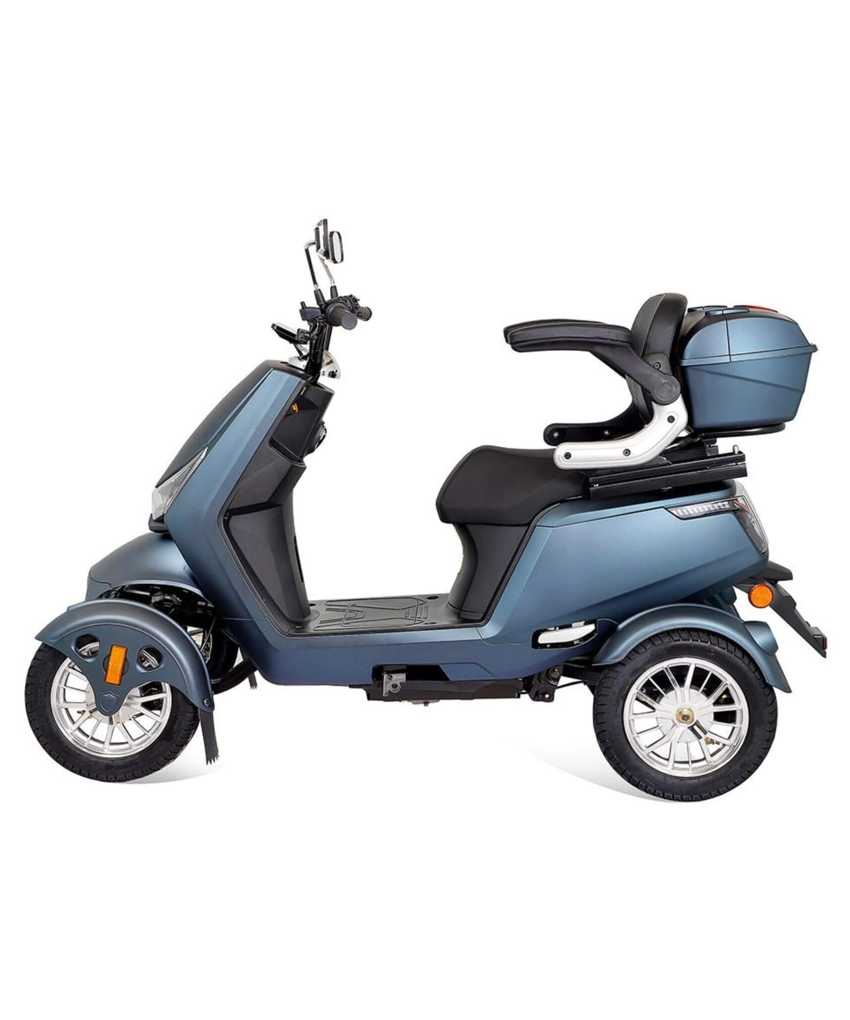 Zvg Heavy-Duty 1000W 60V/20AH Four Wheel All-Terrain Travel Mobility Scooter, 440LBS (SAK91645)