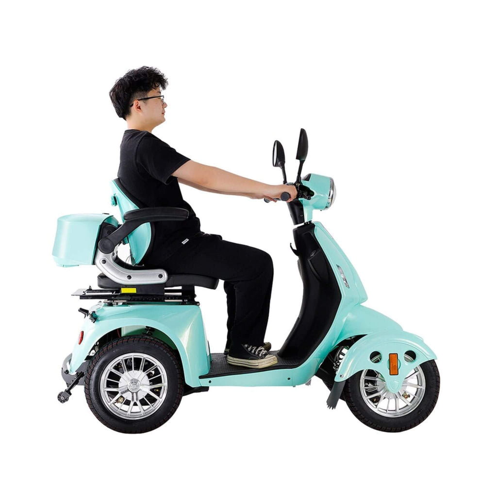 Zvg Heavy-Duty 800W 60V20AH Four Wheel All-Terrain Travel Mobility Scooter For Adults And Seniors, 500LBS (SAK97156)