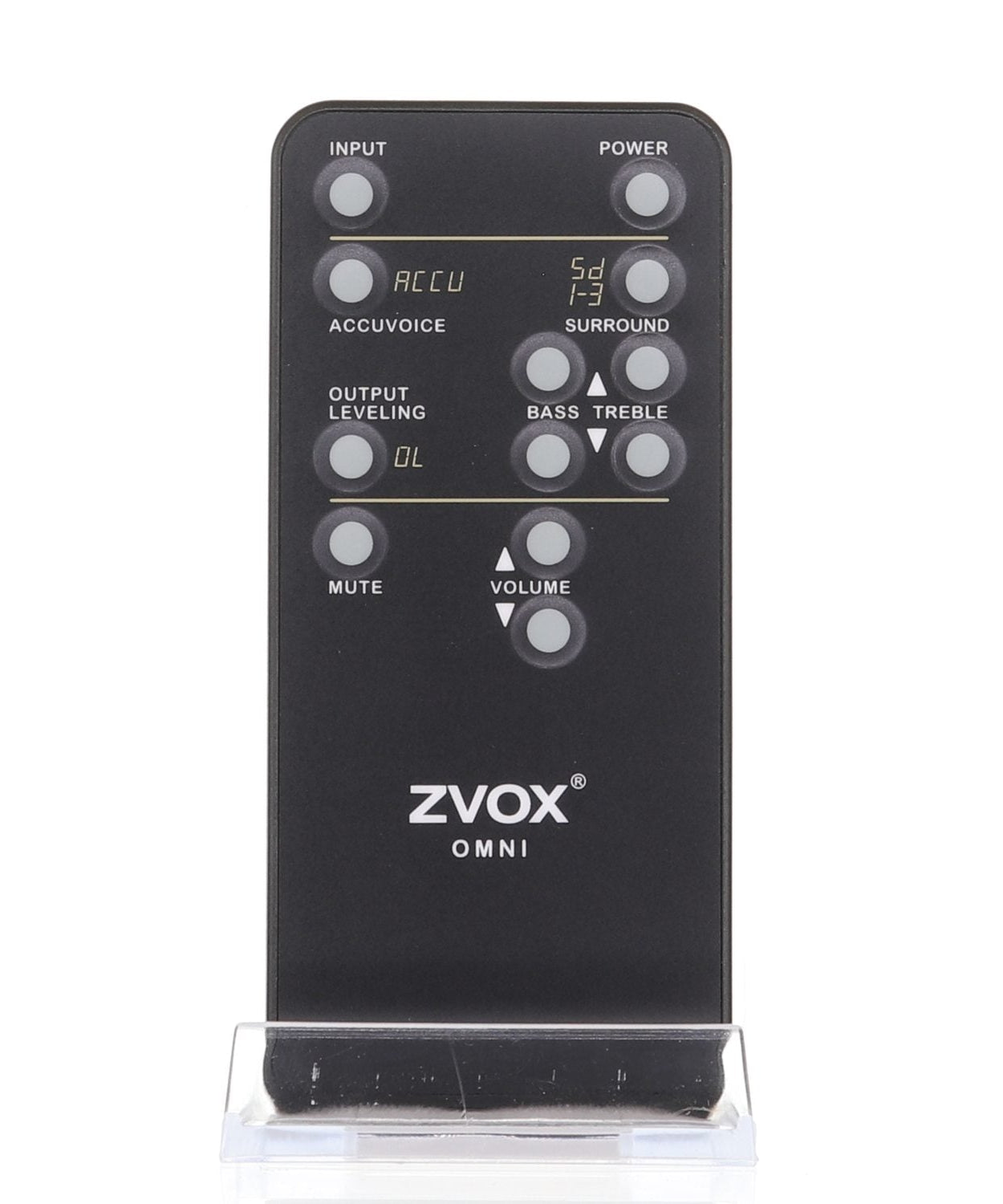 Zvox Omni Sound Bar Remote Control